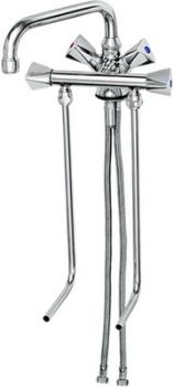 497003 (25) K Mischbatterie Niederdruck mit 2 Unterspülrohren